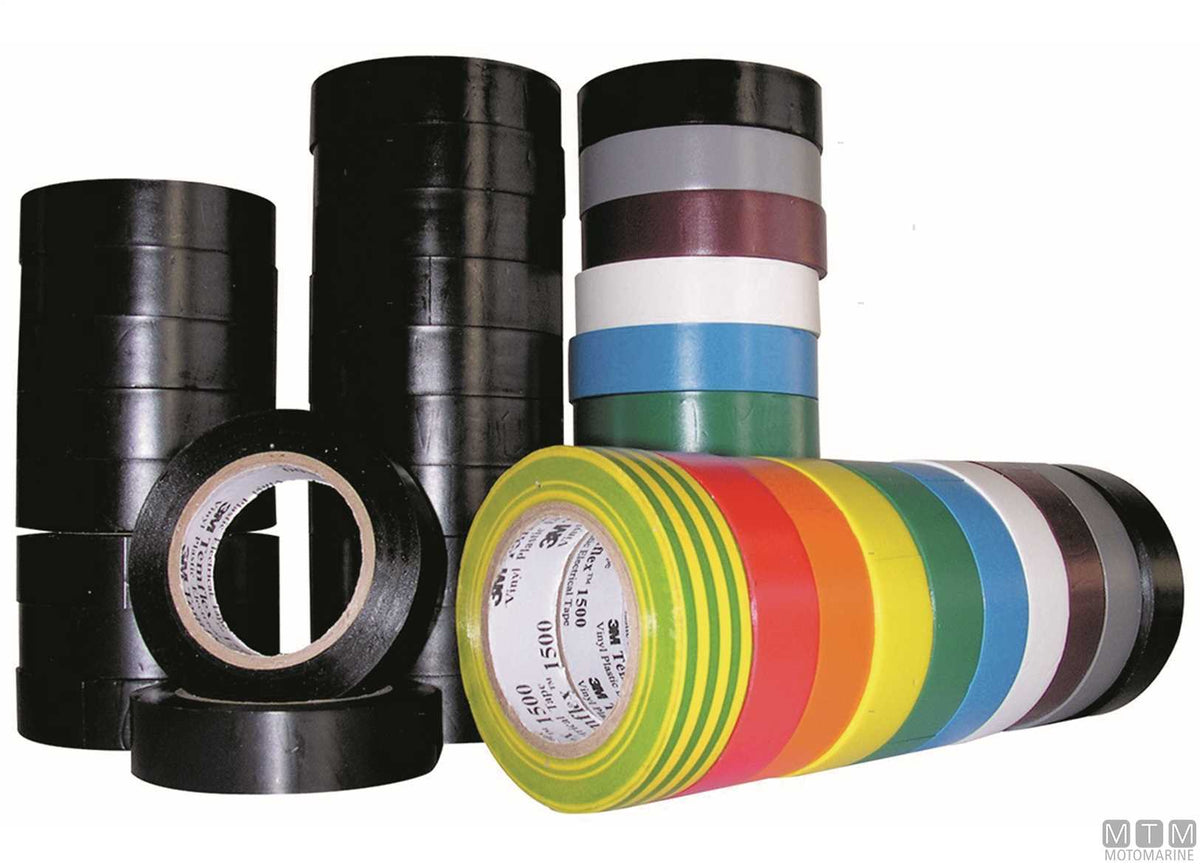 Insulating tape 3M 1500 Temflex black - original photo Motomarine Srl