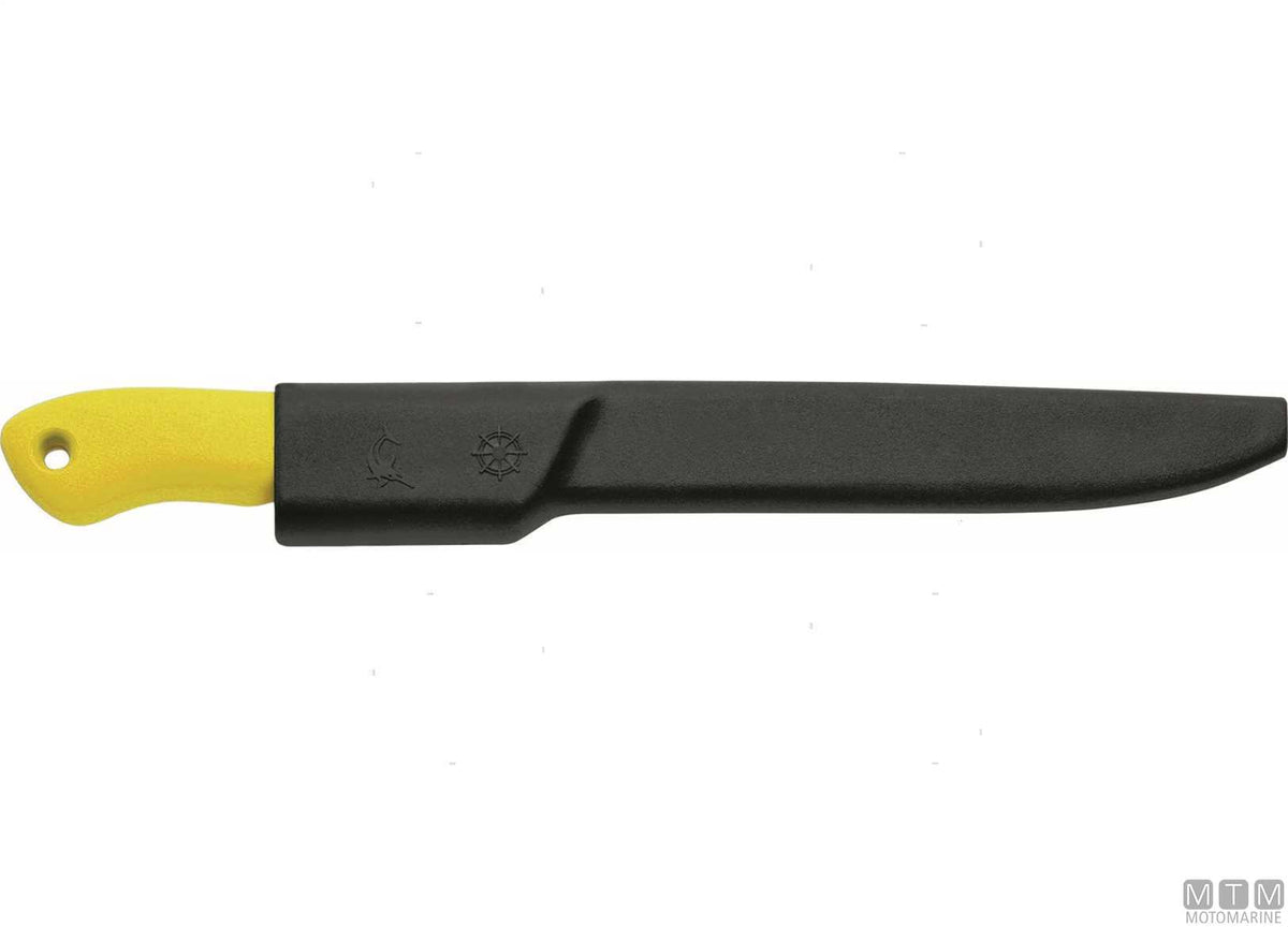 MAC 300-Y yellow filleting knife, 18 cm blade - original photo Motomarine Srl
