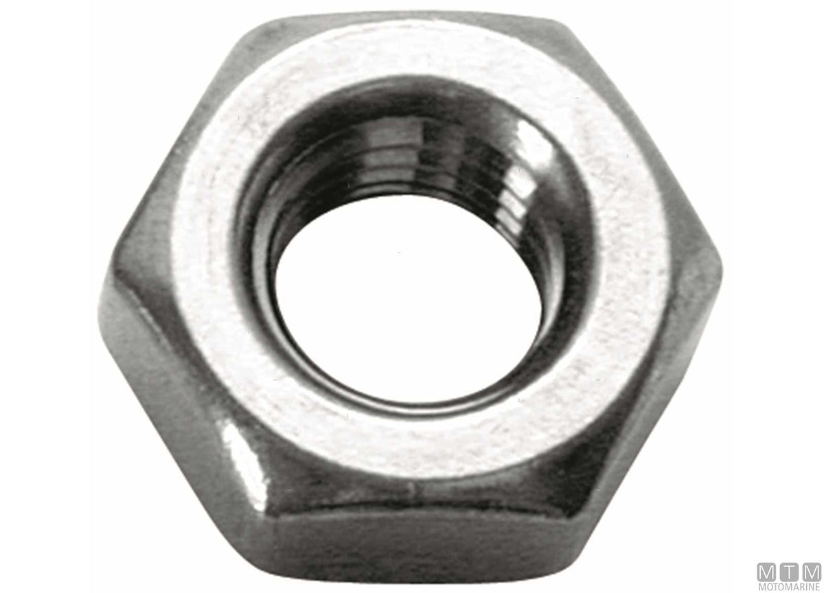 Hex nuts DIN934 stainless steel A2 M6, 100 pcs - original photo Motomarine Srl