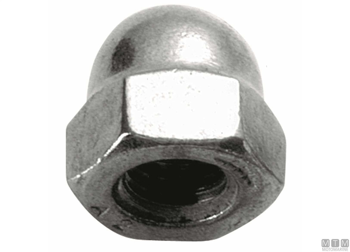 Cap nuts DIN1587 stainless steel A2 M10, 20 pcs - original photo Motomarine Srl