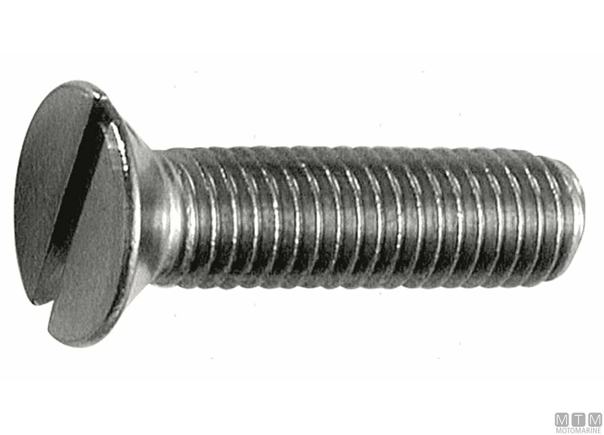 DIN963 A4 stainless flat countersunk head screws M4x20 100 pcs - original photo Motomarine Srl
