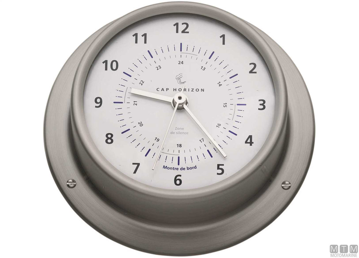 Cap Horizon clock Ø120 mm stainless steel case - original photo Motomarine Srl
