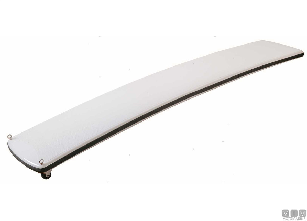 Fixed carbon gangway, L220 cm, white - original photo Motomarine Srl