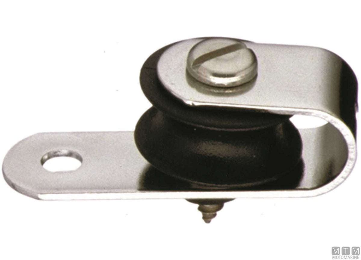 HS Single Flat Turning Block, Ø26 mm Sheave - original photo Motomarine Srl