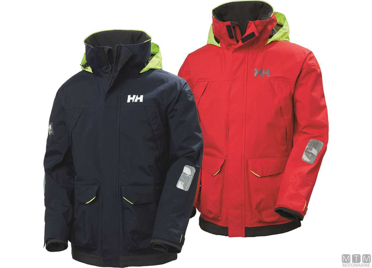 H/H Pier 3.0 222 red waxed jacket 2XL - original photo Motomarine Srl