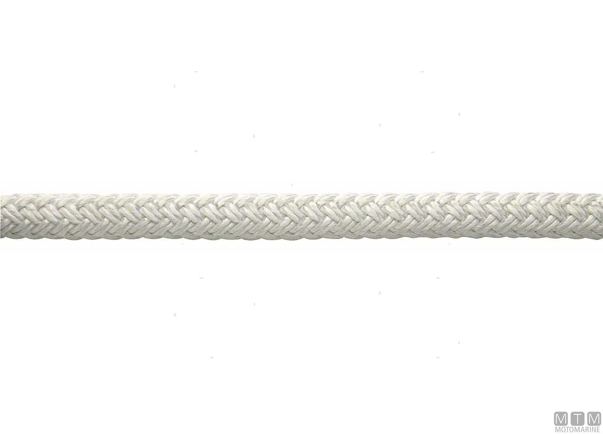 16-Strand Braided Mooring Line White Polyester Ø20 mm 100 m - original photo Motomarine Srl