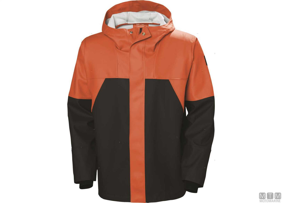 H/H Storm Rain 990 black waxed jacket M - original photo Motomarine Srl