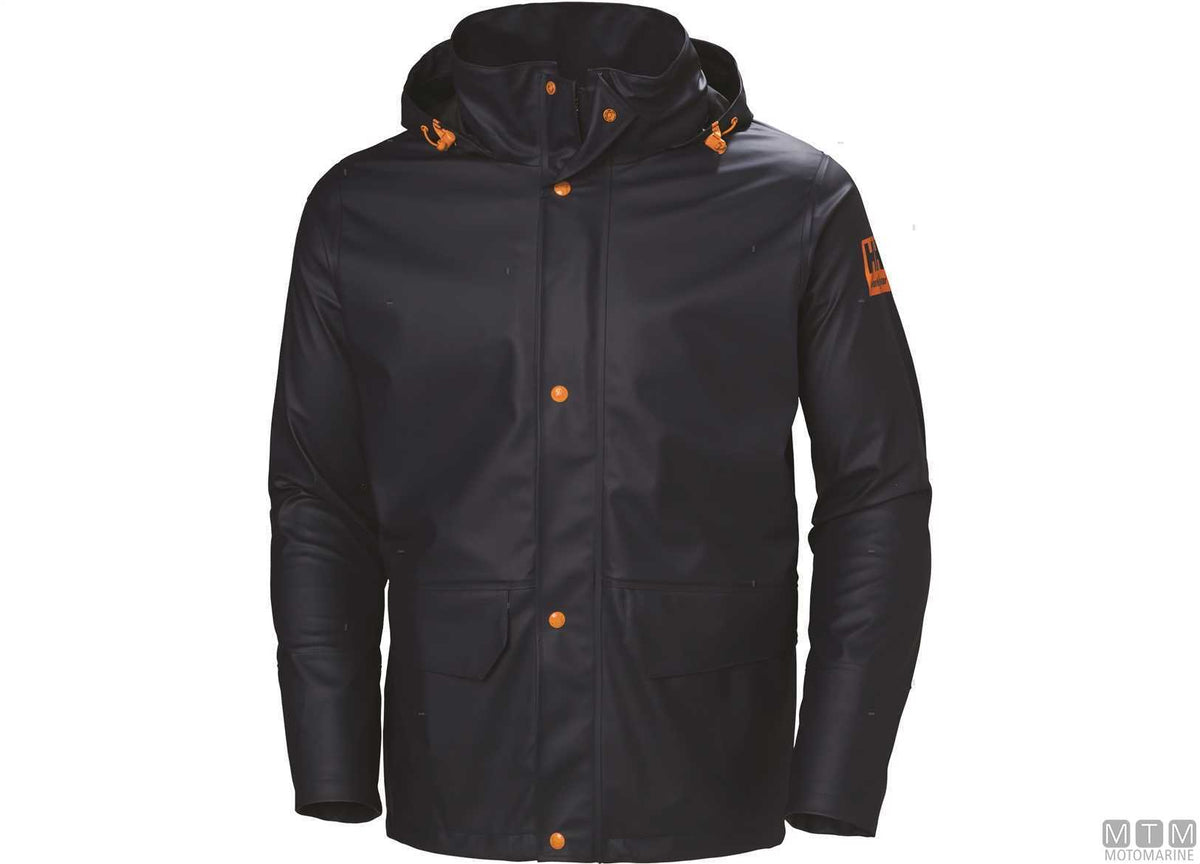 H/H WW Gale Rain 290 rain jacket orange M - original photo Motomarine Srl