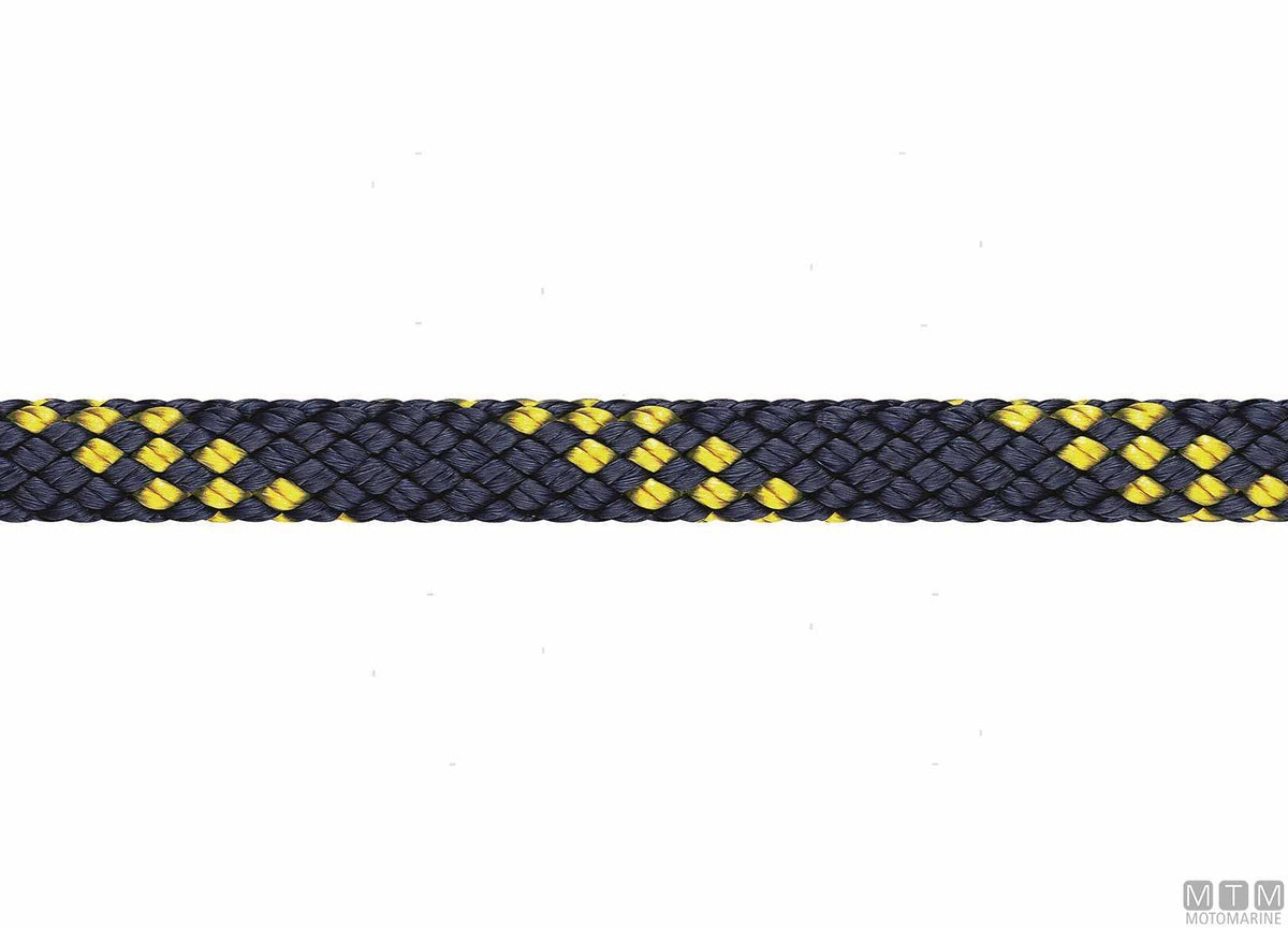 Liros Handy-Elastic blue mooring braid in polyamide Ø12 mm 200 m - original photo Motomarine Srl