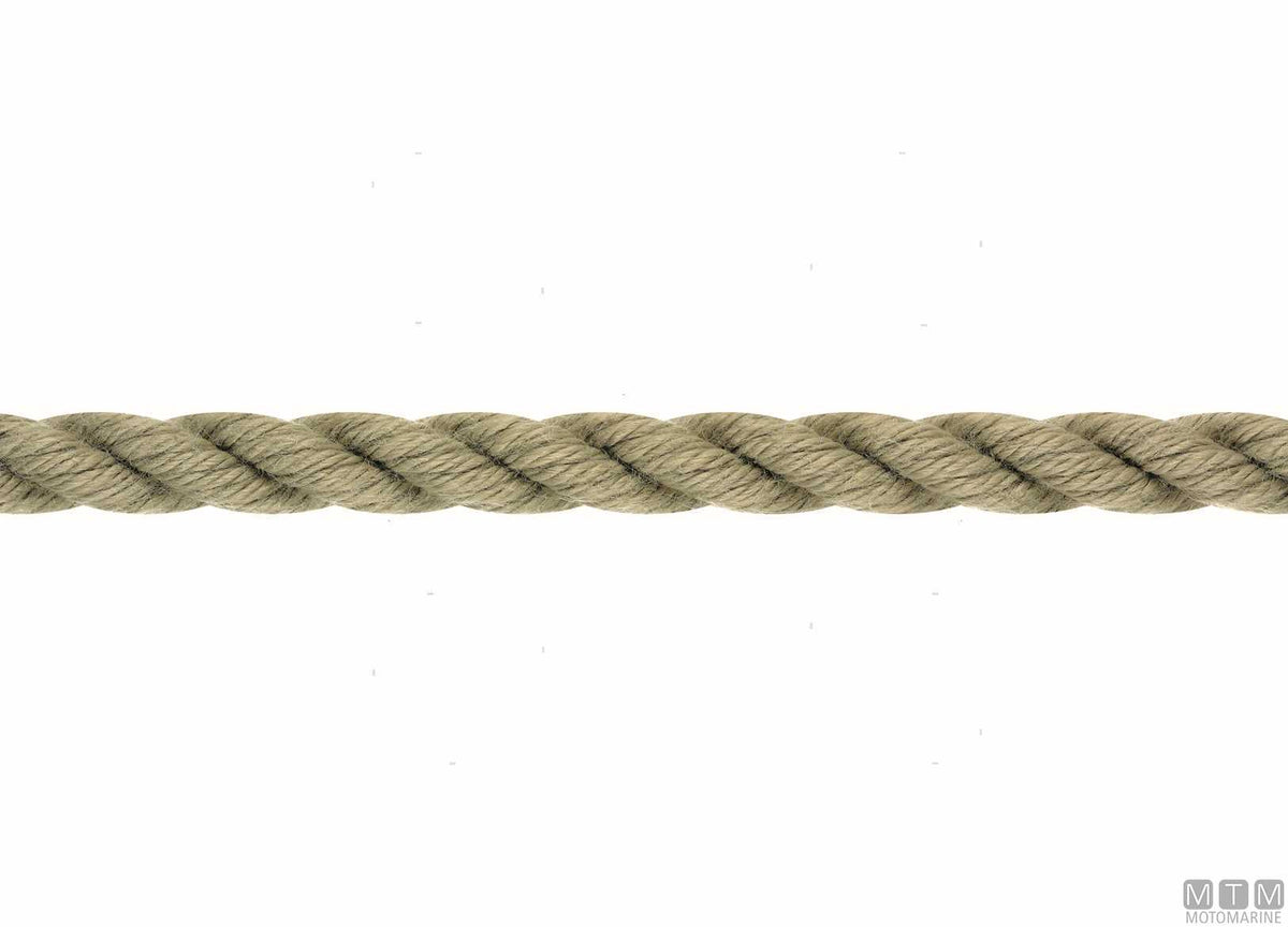 Liros Classic sand 3-strand polyester mooring line Ø16 mm 100 m - original photo Motomarine Srl