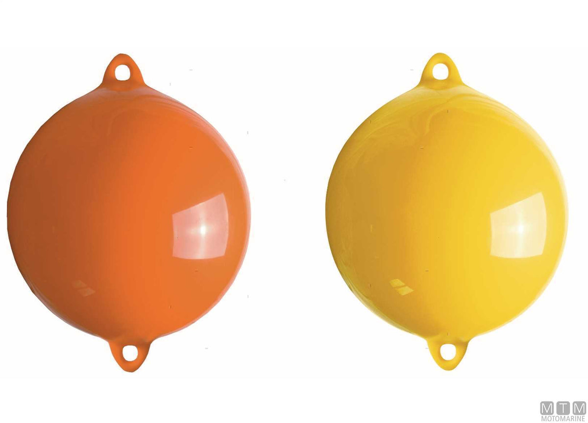 Majoni inflatable mooring buoy yellow Ø35 cm H46 cm - original photo Motomarine Srl