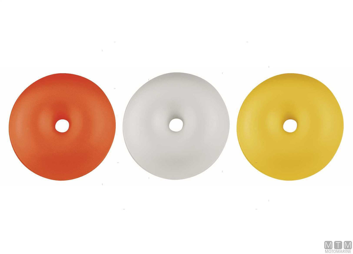 Flat float white Ø80 mm - original photo Motomarine Srl
