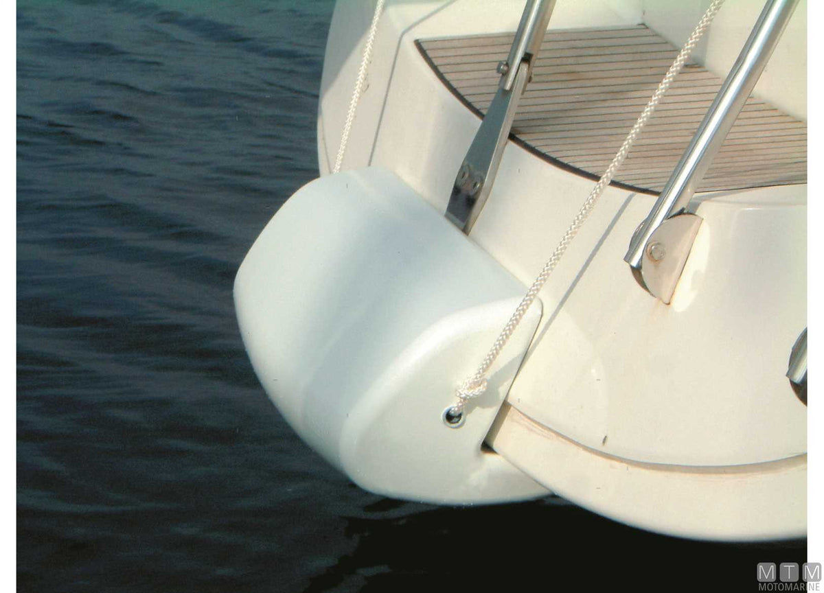 Safe stern fender blue 66x28 cm - original photo Motomarine Srl