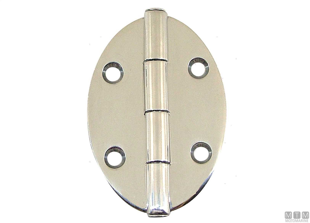 Extra oval hinge 56x90 mm, 316 stainless steel - original photo Motomarine Srl