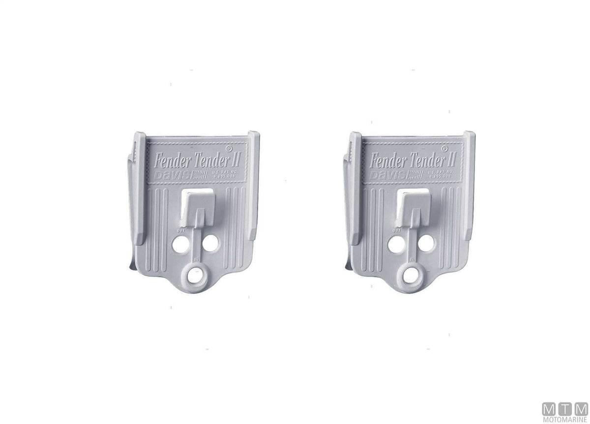 Pair of plastic fender-tender holder hooks - original photo Motomarine Srl