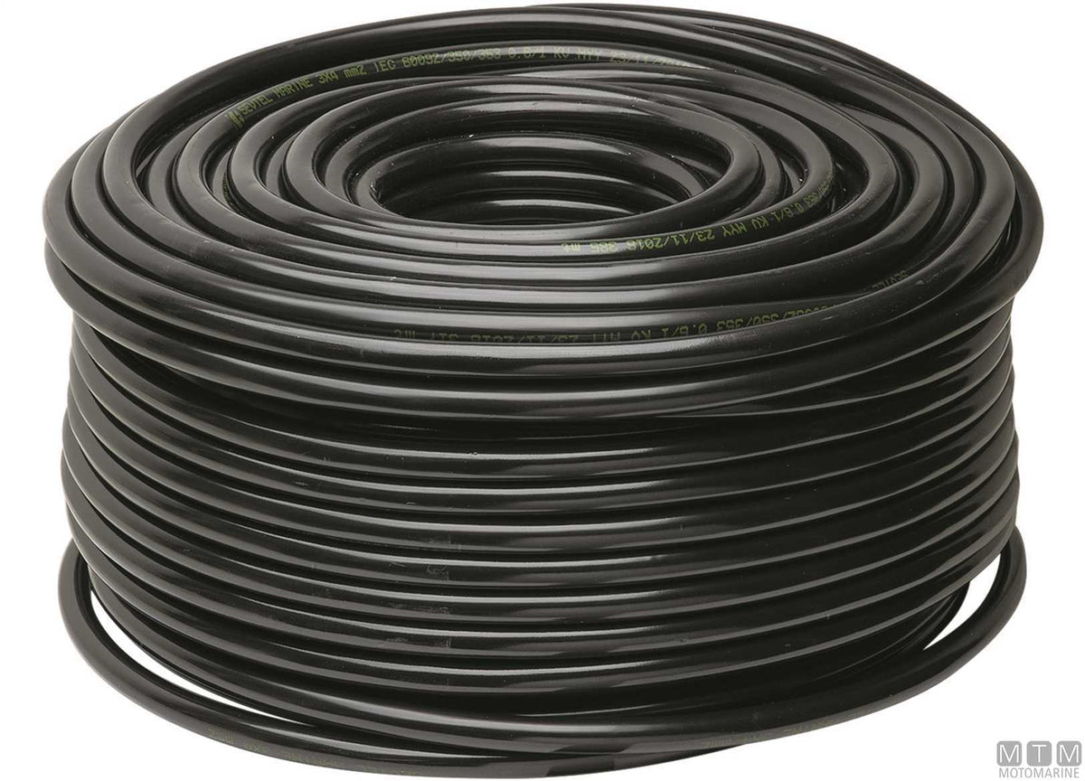 Power electrical cable 2x6 mm, 50 m - original photo Motomarine Srl