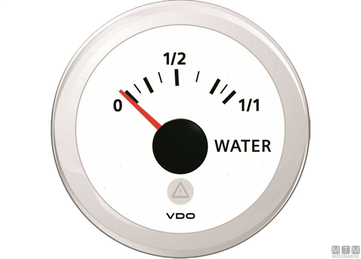 Fuel level gauge 240-30 Ohm VDO White - original photo Motomarine Srl