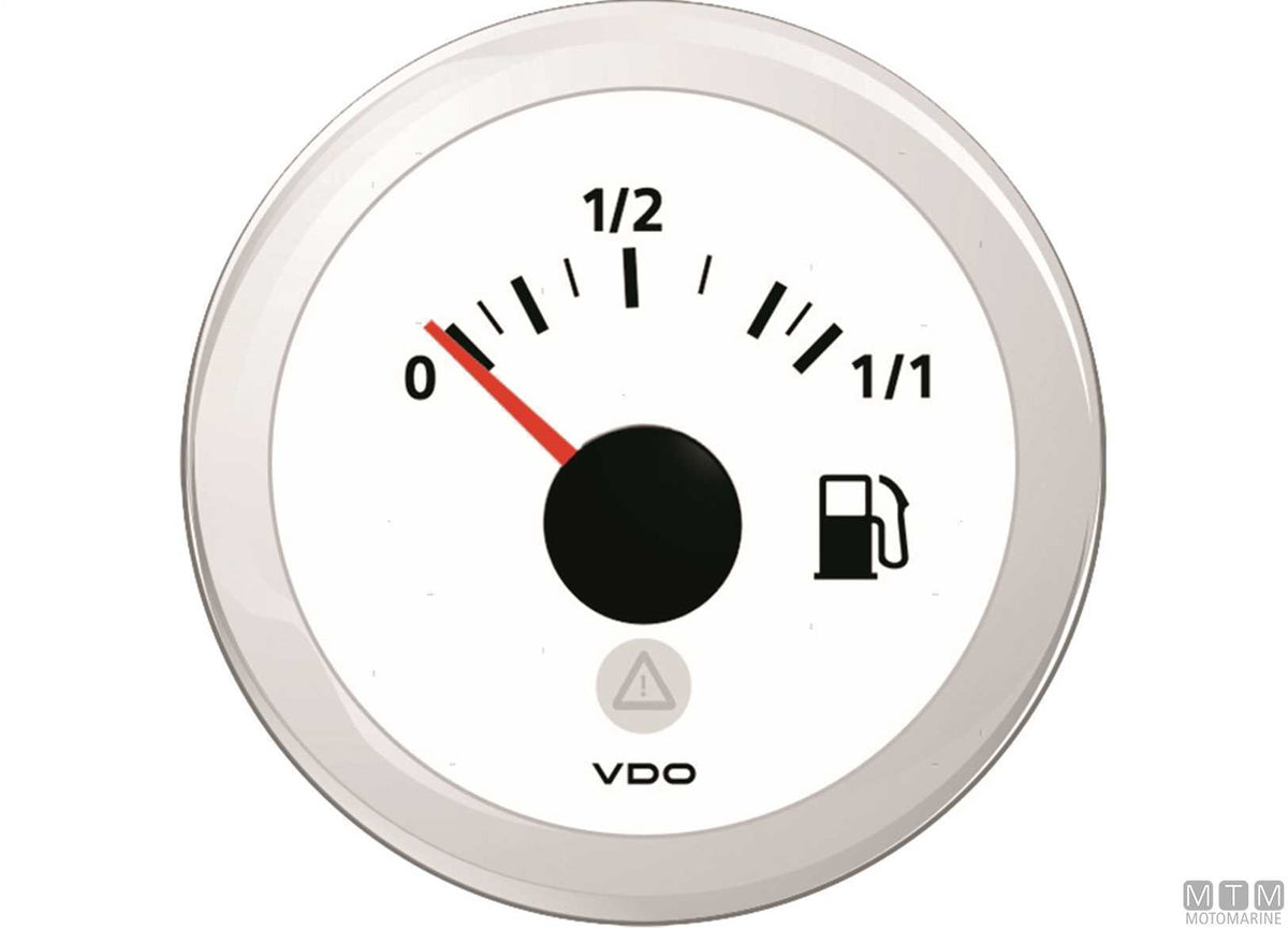 Black water level gauge 20 mA VDO White - original photo Motomarine Srl