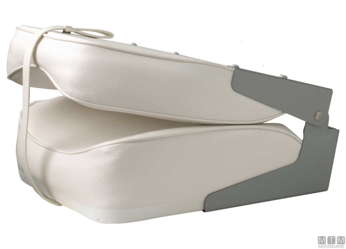 Sandra seat H490 mm, padded and folding - original photo Motomarine Srl