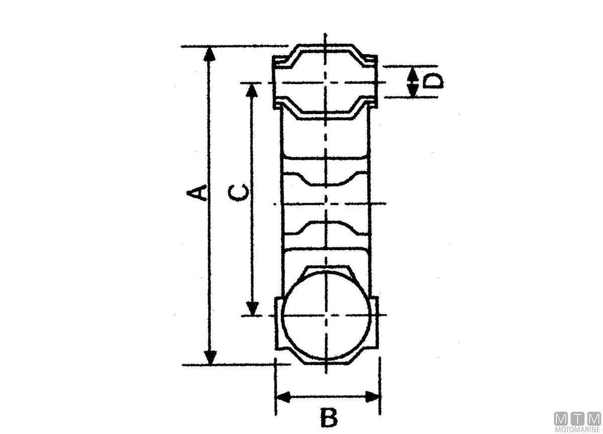 Flexible coupling JUBO Ø142 mm - original photo Motomarine Srl