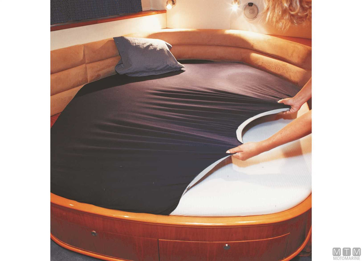 MB adjustable fitted sheet model A - white - original photo Motomarine Srl