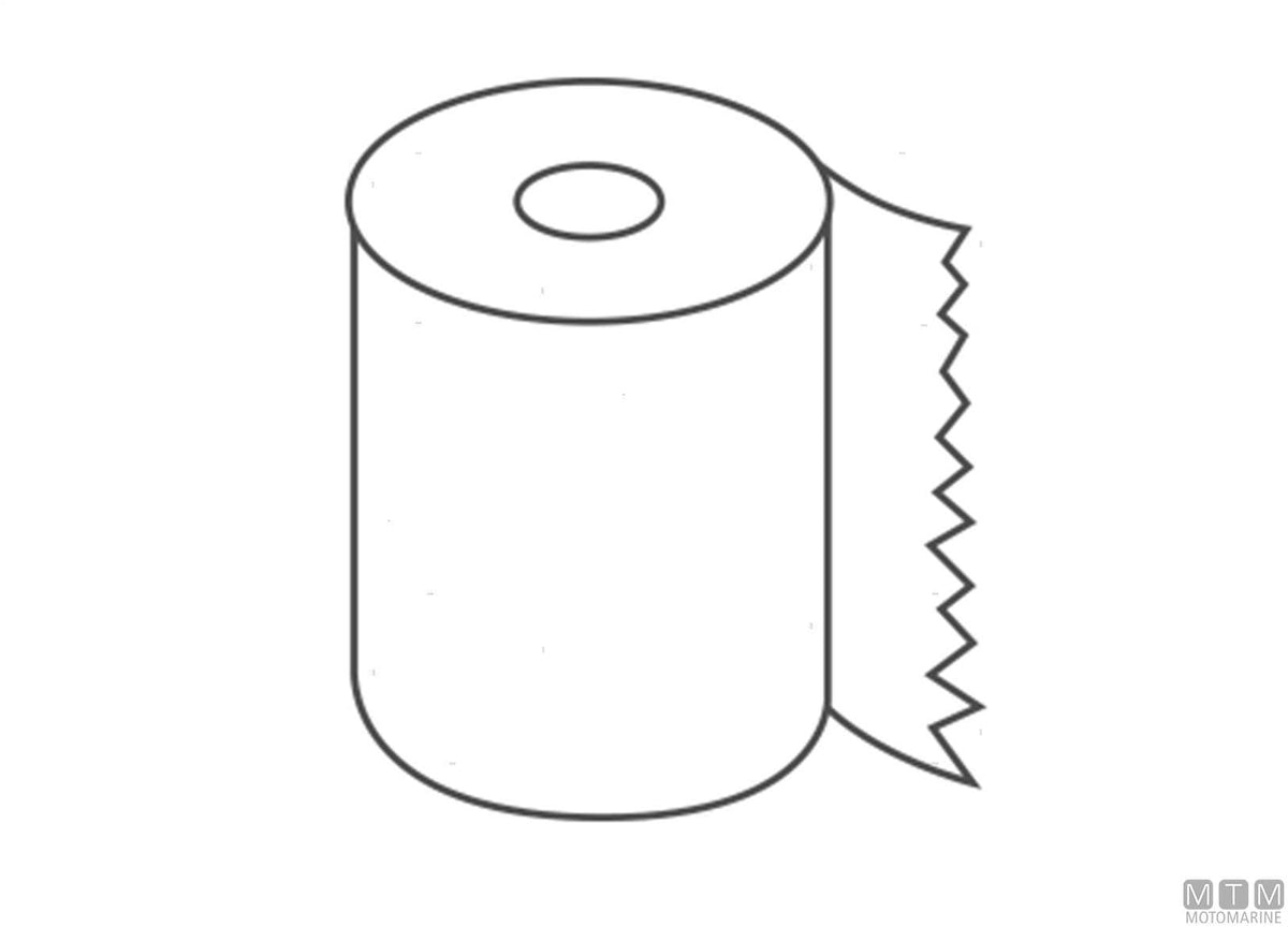 WR-C P240 sandpaper roll H115 mm L5 m - original photo Motomarine Srl