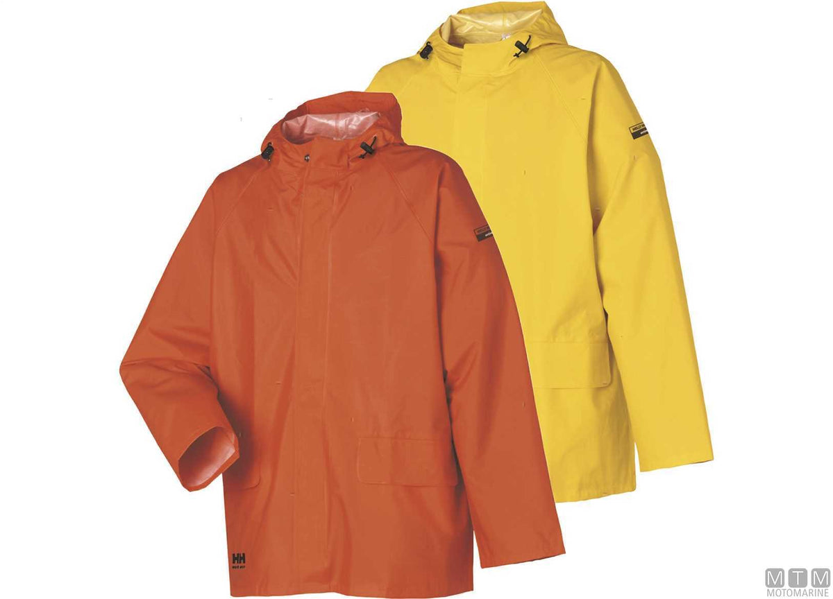 H/H WW Mandal 290 rain jacket orange M - original photo Motomarine Srl