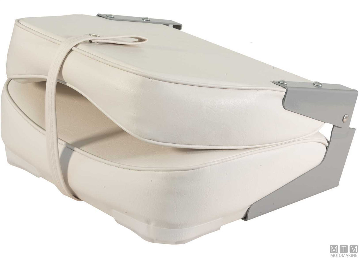 Classic High Back folding seat, grey - original photo Motomarine Srl