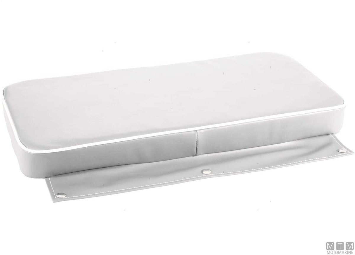 Bench seat cushion L600 mm white - original photo Motomarine Srl
