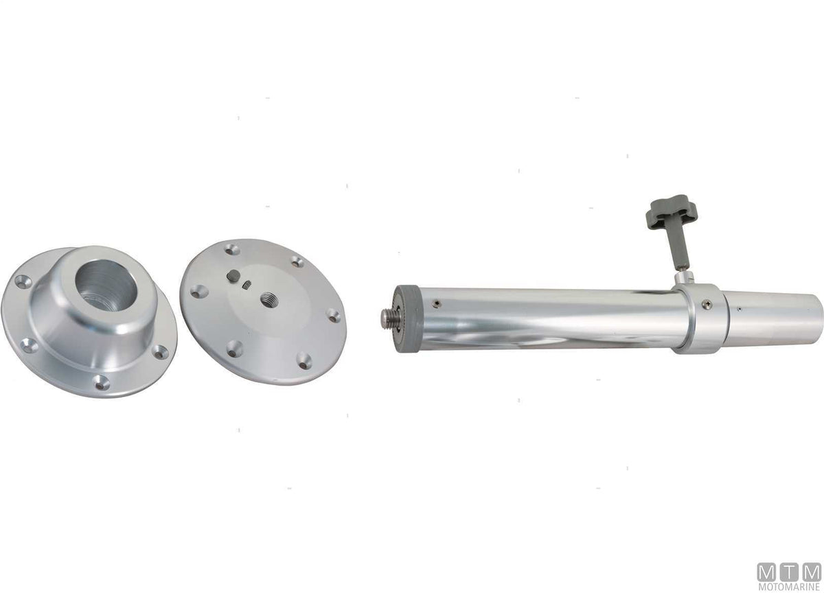 Twist Lock table support H50/70 cm in aluminium - original photo Motomarine Srl