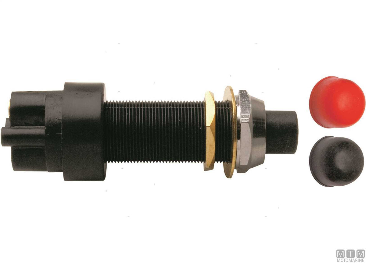 Red cap for push-button switches - original photo Motomarine Srl