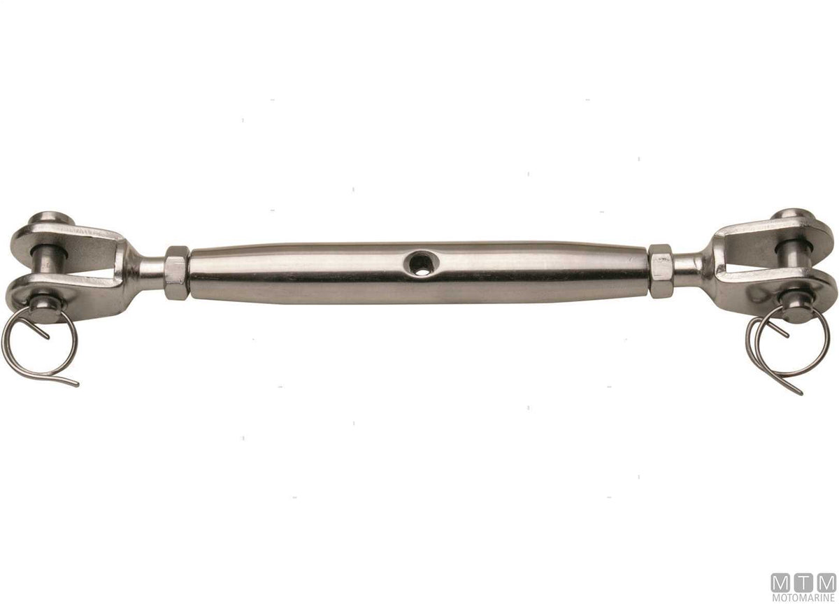 Classic turnbuckle M6 stainless steel 316 - original photo Motomarine Srl