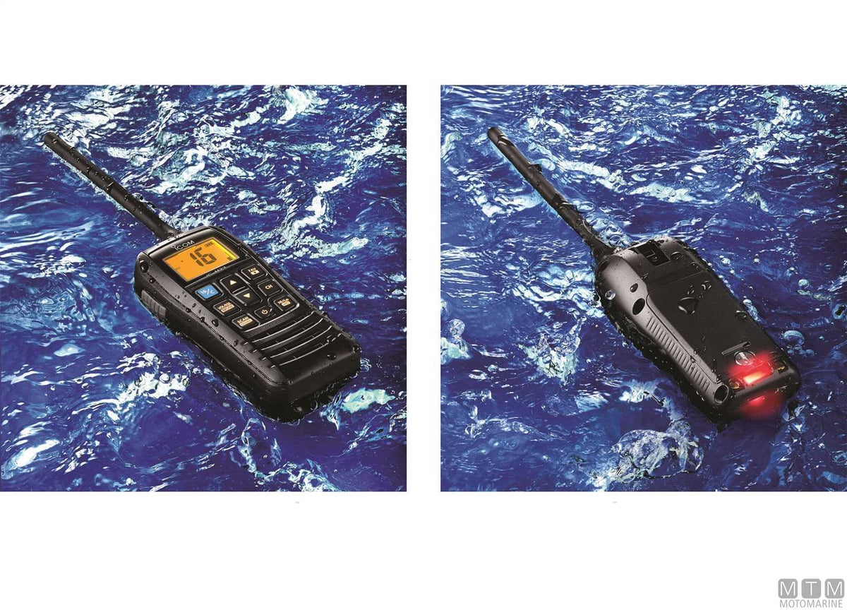 Icom IC-M37E VHF radio - original photo Motomarine Srl