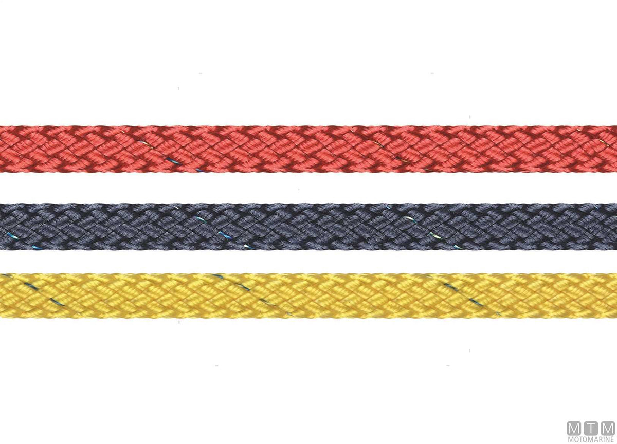 Liros Herkules Color yellow sheet in polyester Ø4 mm, 250 m - original photo Motomarine Srl