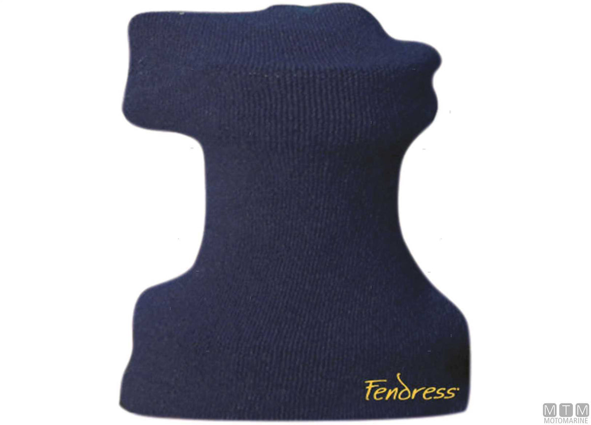 Fendress Soft S navy blue winch cover - original photo Motomarine Srl