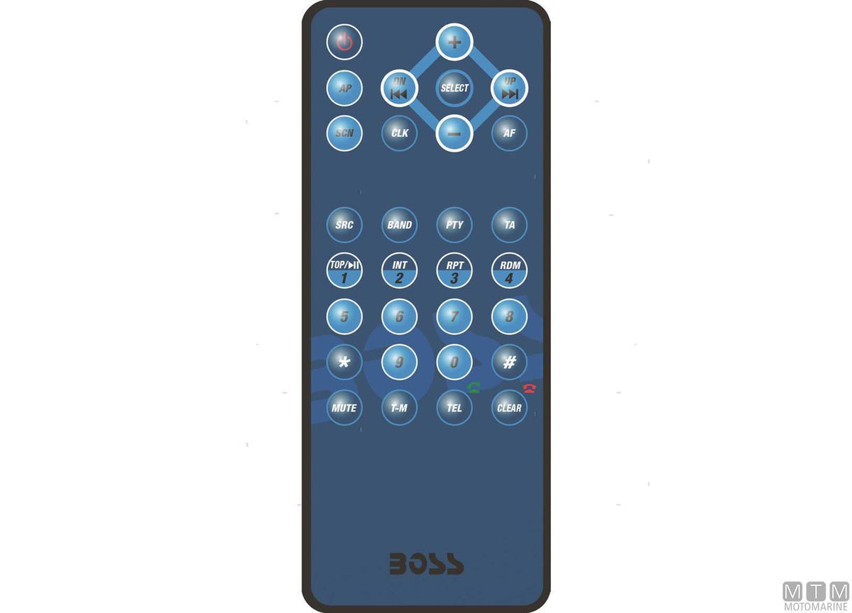 Boss MR762BRGB radio-player - original photo Motomarine Srl