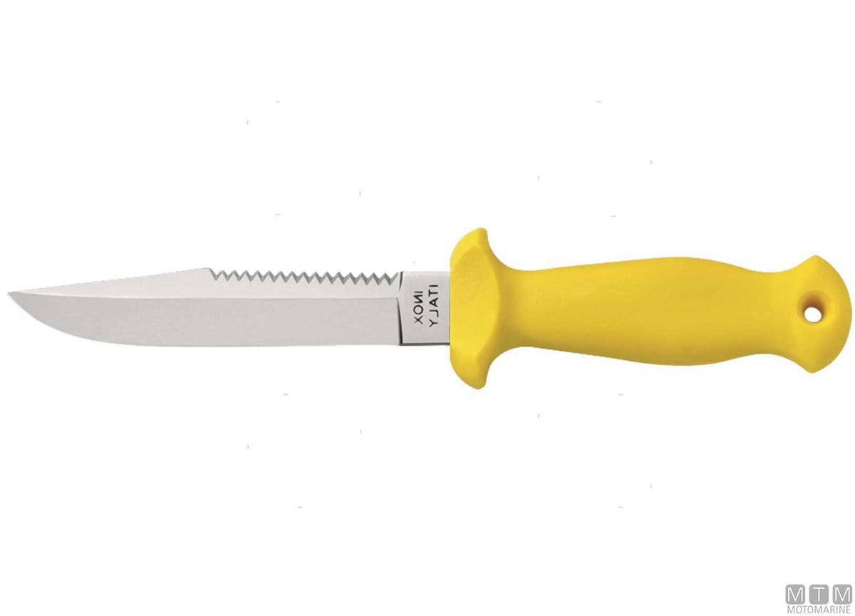Mac Sub 11-N Knife Black, Blade 11 cm - original photo Motomarine Srl