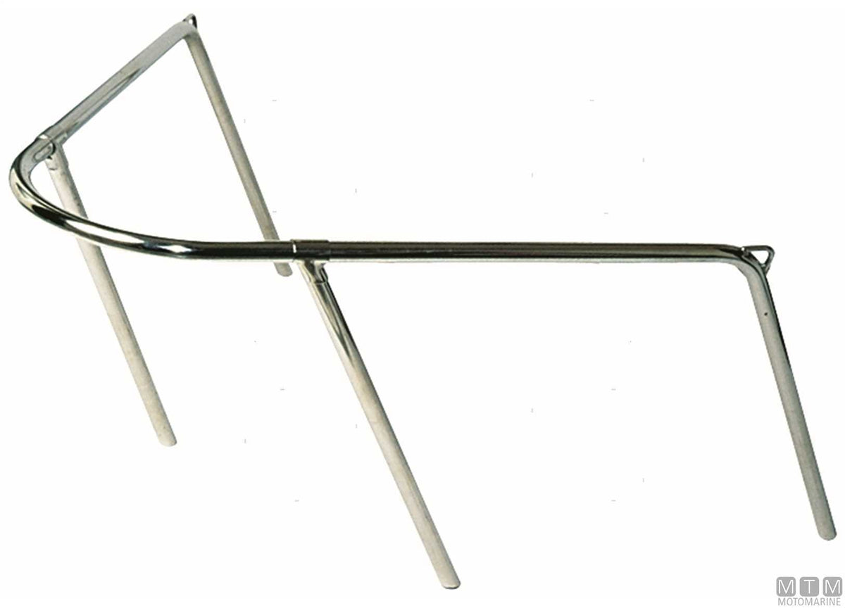 Bow pulpit Ø22 mm H45 cm AISI 316 stainless steel - original photo Motomarine Srl