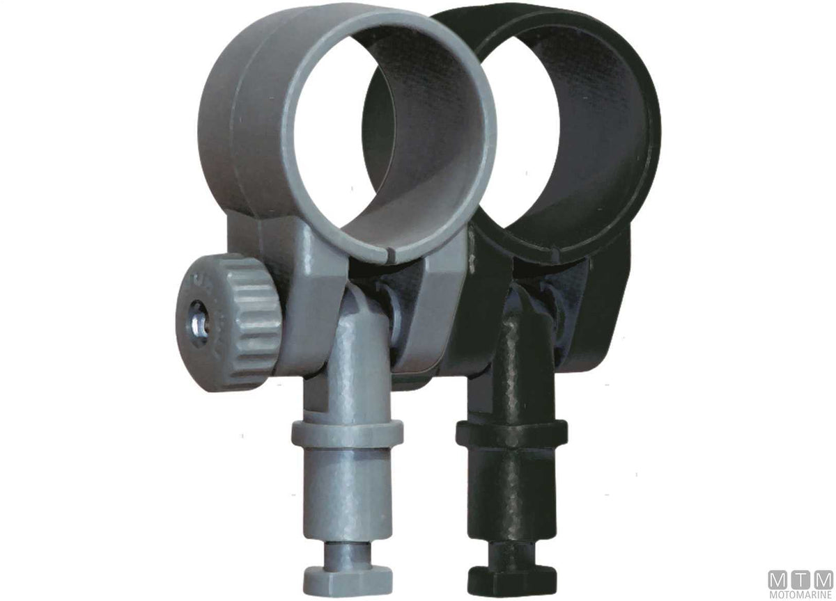 Clamp-on oarlock, 35 mm opening, grey - original photo Motomarine Srl