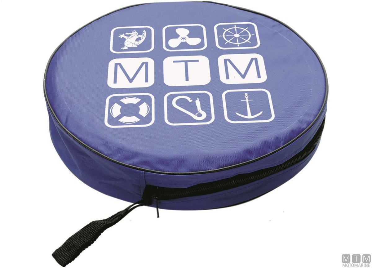Pop-up bucket with blue lid 11 L - original photo Motomarine Srl