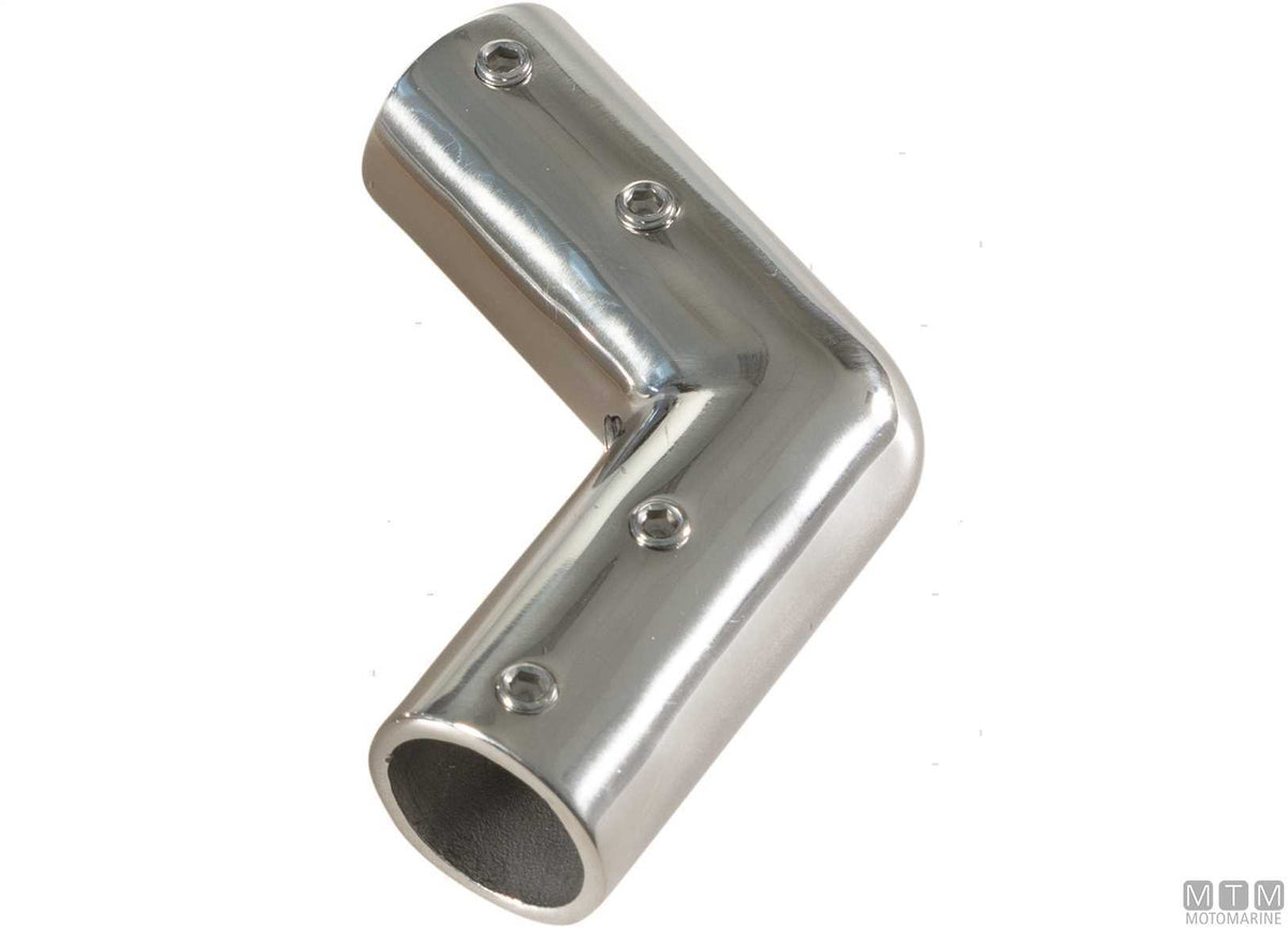 Joint 110° Ø25 mm stainless steel 316 - original photo Motomarine Srl