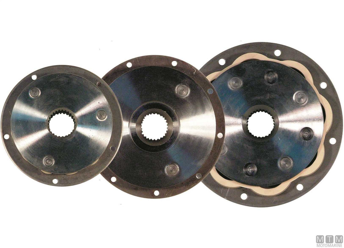 R&D Medium coupling disc Ø181 mm 26 teeth - original photo Motomarine Srl