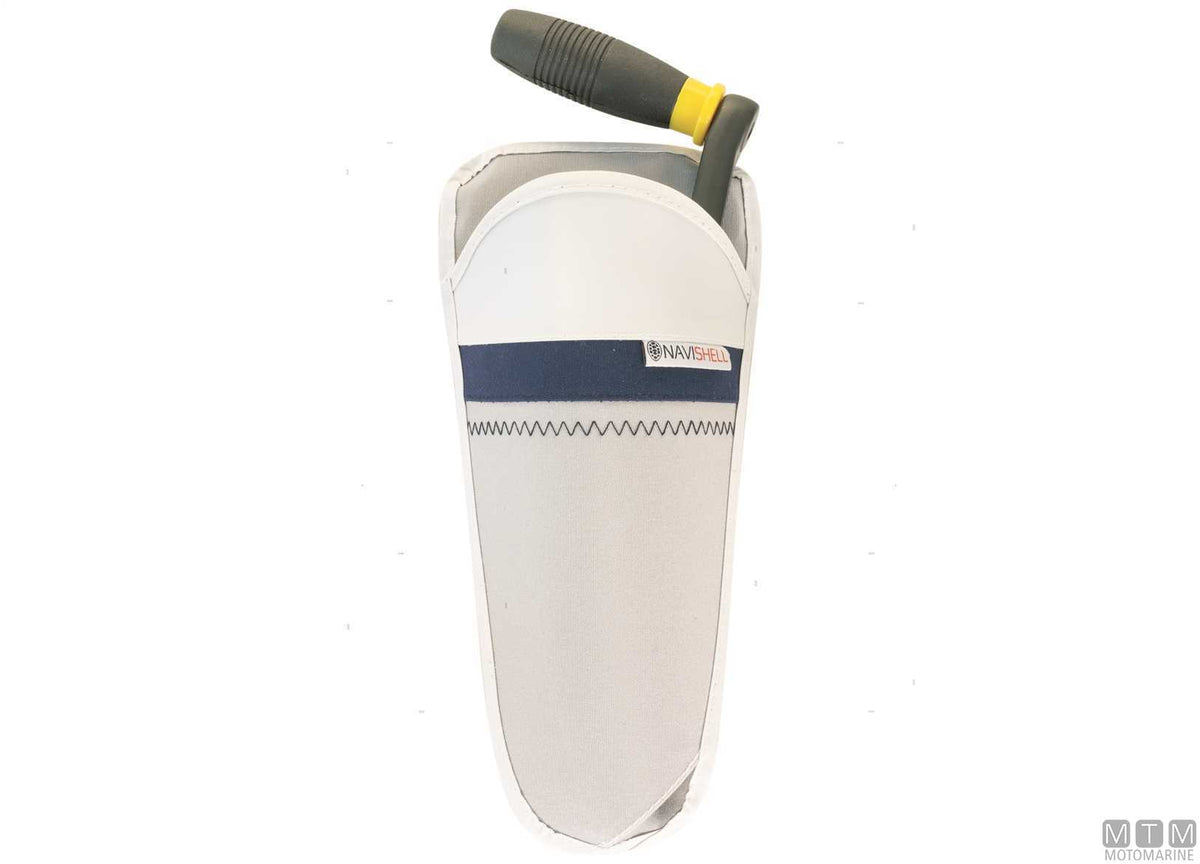 Navishell winch handle pocket, blue - original photo Motomarine Srl