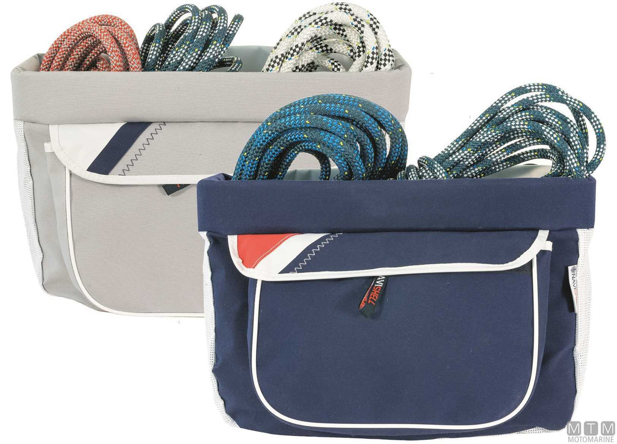 Navishell rope bag for guardrail grey - original photo Motomarine Srl
