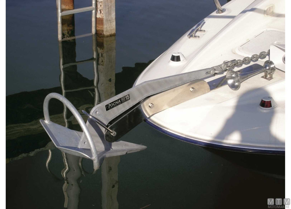 Rocna anchor 10 kg, hot-dip galvanized steel - original photo Motomarine Srl