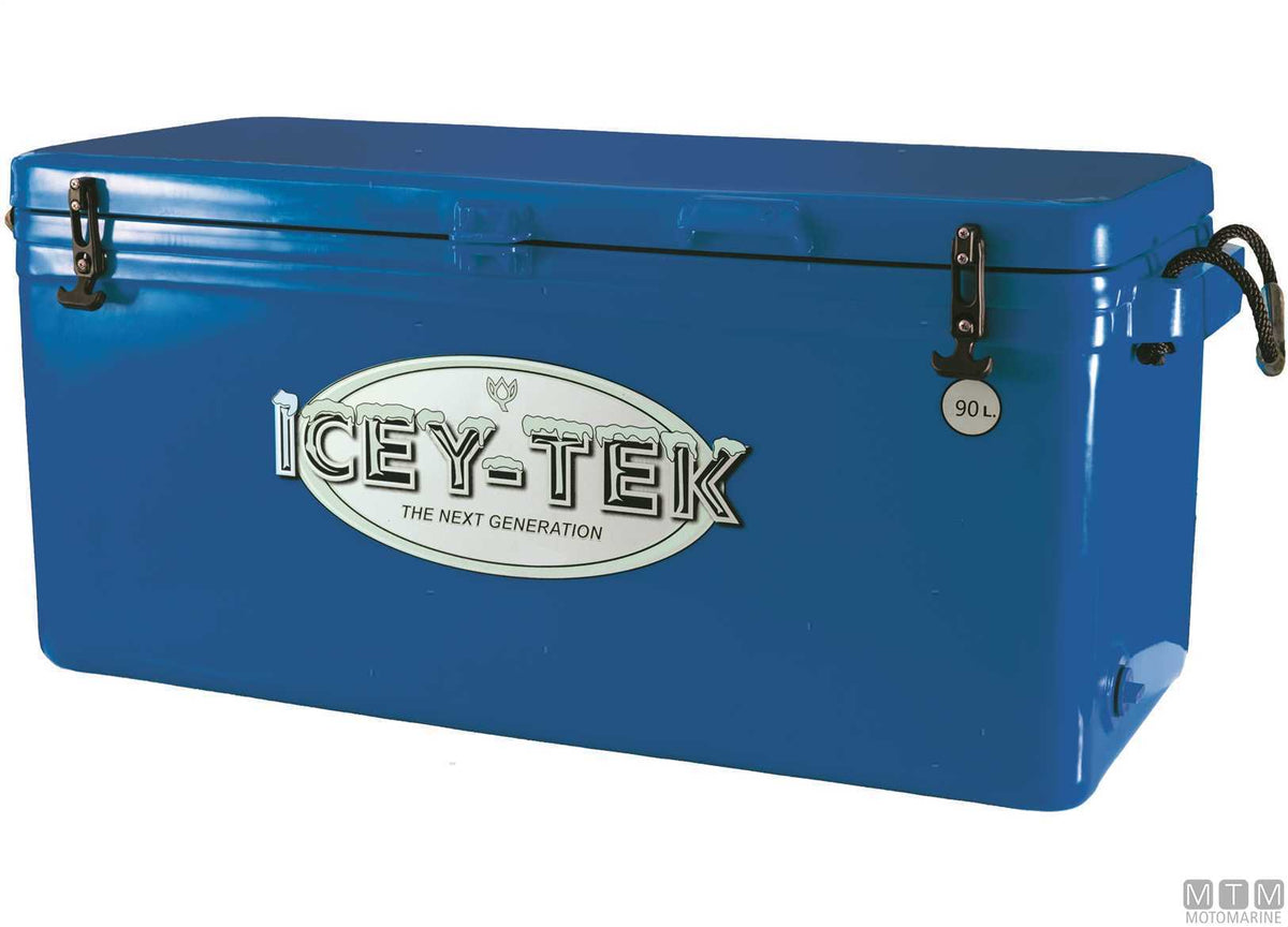 Iceytek 90 L professional icebox, blue - original photo Motomarine Srl