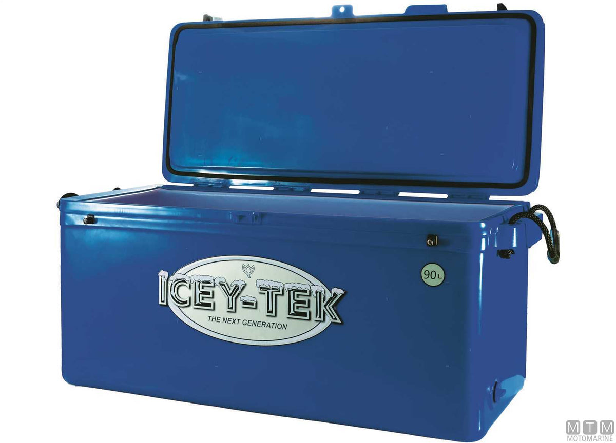 Iceytek 70 L professional icebox, red - original photo Motomarine Srl