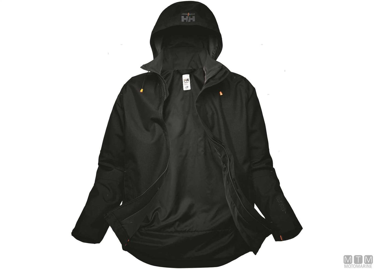 Jacket H/H WW Oxford Shell 990 black L - original photo Motomarine Srl
