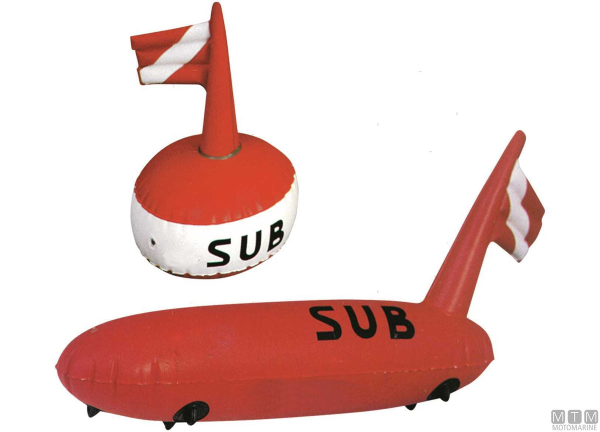 Diver buoy Export Ø38 cm - original photo Motomarine Srl