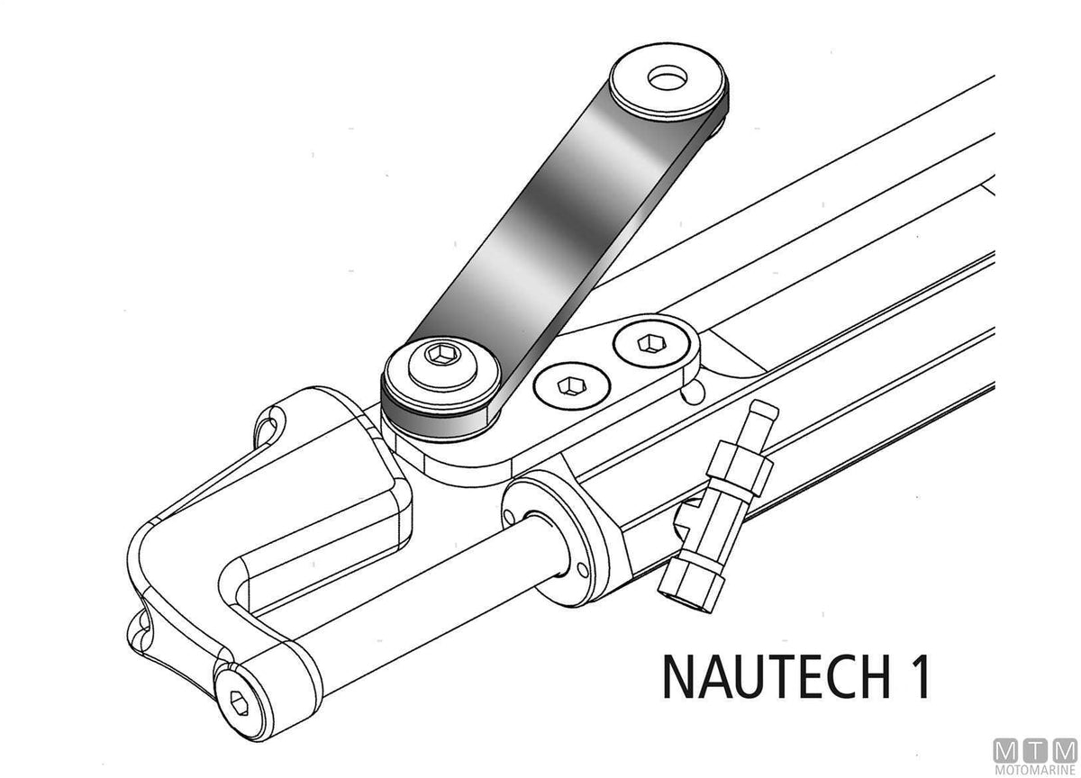 Kit of 2 hydraulic hoses Nautech/Hytech 7.5 m - original photo Motomarine Srl